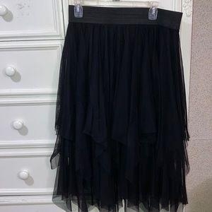 Black Torrid Tulle Skirt